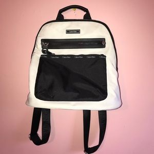 Calvin Klein Bags - WHITE CALVIN KLEIN BACKPACK Calvin Klein Bags - WHITE CALVIN KLEIN BACKPACK